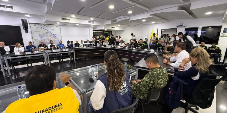 ¡Instalan el Puesto de Mando Unificado (PMU) para la segunda vuelta presidencial en el Atlántico!