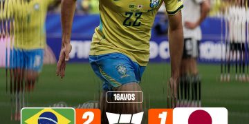 Brasil vence a Japón 2-1 en el minuto 96 con gol de Martinelli en un cierre agónico
