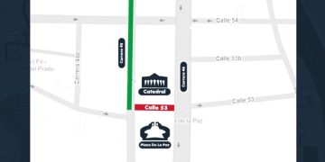 Con motivo de evento gastronómico, programado cierre vial en la plaza de la Paz del 5 al 8 de junio