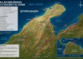 La Falla de Oca atraviesa varios municipios de La Guajira y es una de las estructuras geológicas más importantes del norte del país