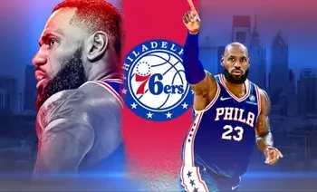 LeBron James fue presentado como jugador de los Philadelphia 76ers