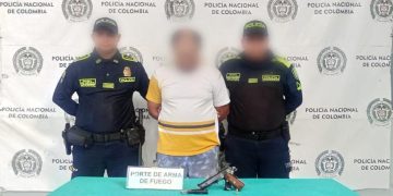 Capturan a hombre con una pistola y munición en el barrio Santo Domingo de Barranquilla