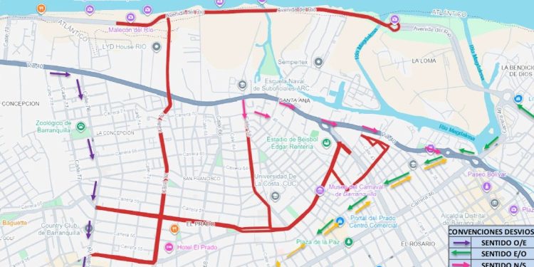 Alcaldía de Barranquilla programa desvíos por carrera ‘Corre Mi Tierra 2026’