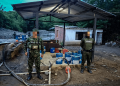 Ejército Nacional interviene dos unidades de producción minera ilegal
