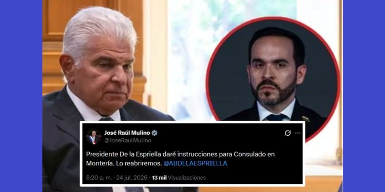 Panamá reabrirá su consulado honorario en Montería tras anuncio de Abelardo De La Espriella