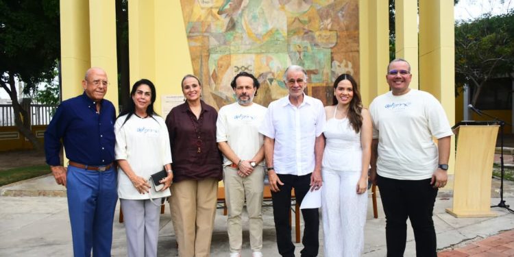Gobernador Verano conmemora los 70 años del mural ‘Simbología de Barranquilla’ de Alejandro Obregón
