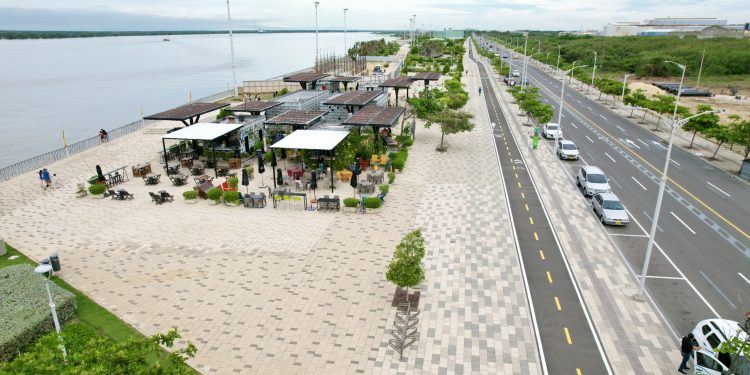 Aniversario del Gran Malecón: 9 años uniendo el corazón de barranquilleros y visitantes con el río Magdalena
