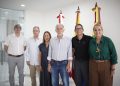 Gobernador Eduardo Verano respalda proyecto aeronáutico que convertiría al Atlántico en referente nacional