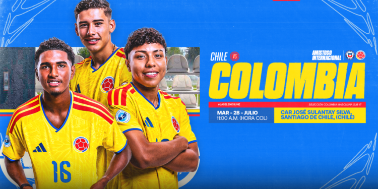 ¡Hoy juega la Tricolor Sub-17! Colombia se mide ante Chile en partido de preparación