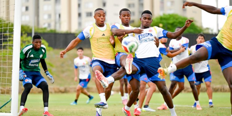 Selección Colombia Sub-19 intensifica su preparación