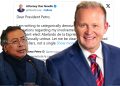 Dan Newlin niega haber financiado la campaña de Abelardo De La Espriella y exige a Petro presentar pruebas
