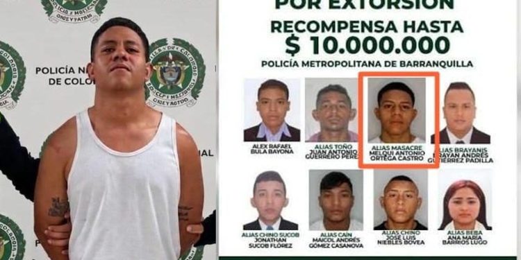 Cayó alias “Masacre”: capturan en Cartagena a uno de los delincuentes más buscados por extorsión en Barranquilla