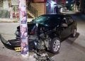 Fuerte choque entre automóvil y motocicleta dejó varios heridos en Sabanalarga