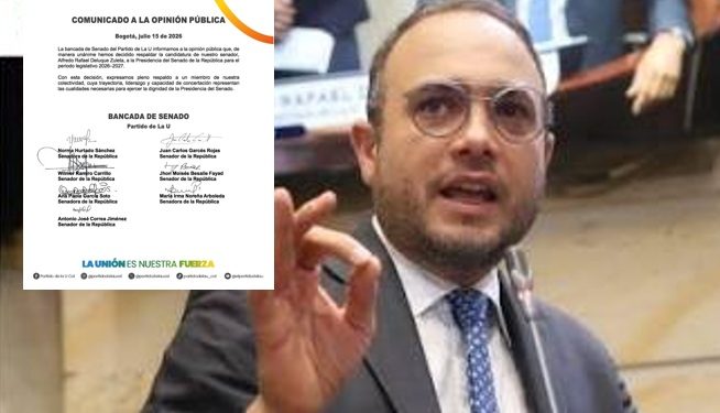 Partido de La U oficializa a Alfredo Deluque como su candidato a la Presidencia del Senado