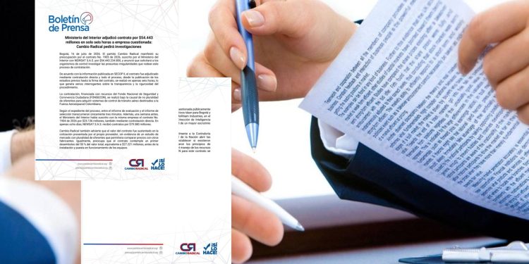 ¿Seis horas para amarrar $54.000 millones? El polémico contrato Express que enciende las alarmas en el Ministerio del Interior