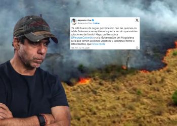 Alejandro Char exige acciones urgentes por incendios en la Isla Salamanca: “¡Ya está bueno!”