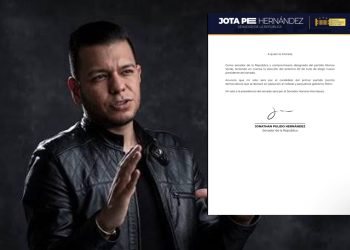 Jota Pe Hernández hace público su voto para la Presidencia del Senado: “Mi voto es por Honorio Henríquez”