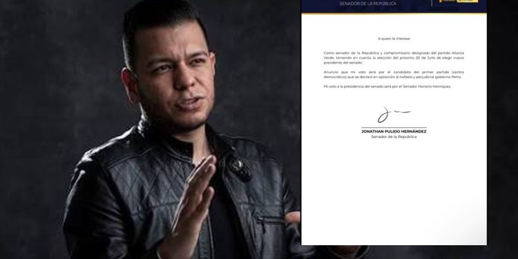 Jota Pe Hernández hace público su voto para la Presidencia del Senado: “Mi voto es por Honorio Henríquez”