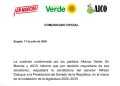 Alianza Verde, En Marcha y AICO respaldarán a Alfredo Deluque para la Presidencia del Senado