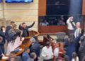 Centro Democrático celebró la elección de Honorio Henríquez al frente del Senado
