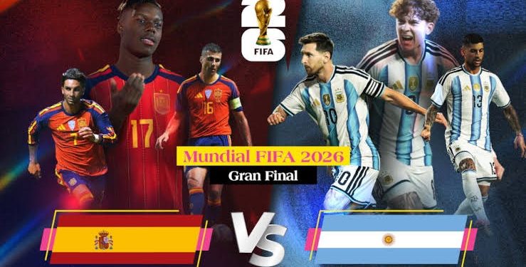 Argentina y España definen hoy al campeón del Mundial 2026 en una final histórica