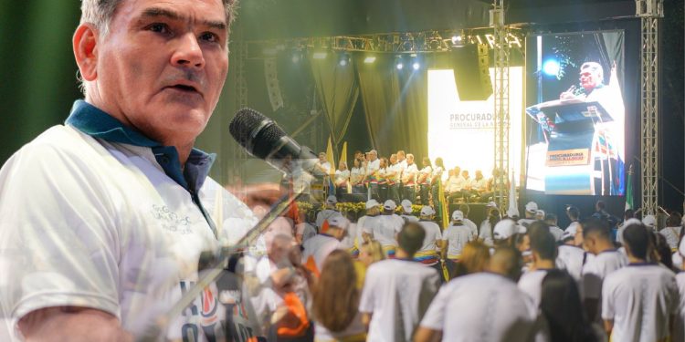 Procurador General, Gregorio Eljach, dio inicio oficialmente a la XI edición de las Olimpiadas Recreodeportivas de la institución, con el apoyo de Cafam