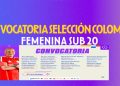 Rumbo a Polonia 2026: Convocatoria oficial de la Selección Colombia Femenina Sub-20 para la gira internacional en EE.UU.