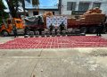 Cayó cargamento millonario: hallan más de una tonelada de cocaína camuflada entre 34 toneladas de cemento