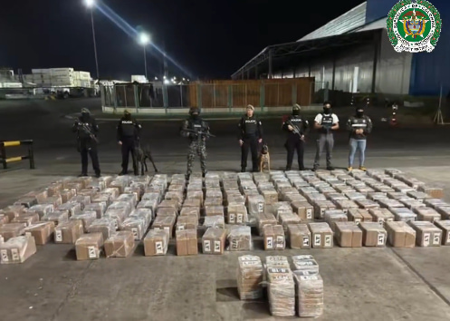 Golpe al narcotráfico en Cartagena: incautan casi media tonelada de cocaína que iba rumbo a España