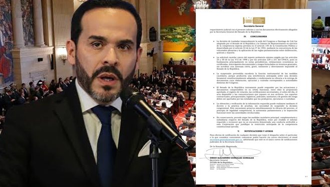 Congreso responde al Tribunal y defiende posesión de Abelardo De La Espriella en Cali