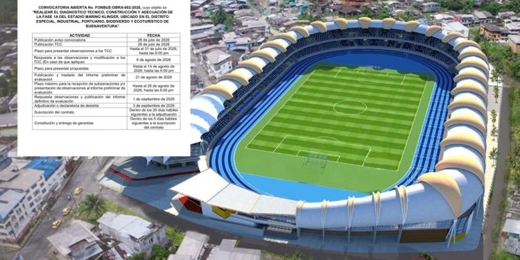 UNGRD insiste en millonaria licitación para el estadio Marino Klinger pese a que el proceso fue declarado desierto