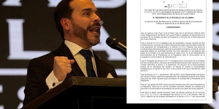 Este es el decreto que agiliza el nombramiento del gabinete de Abelardo De la Espriella