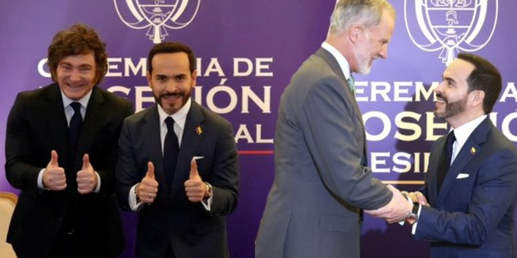 Milei y Felipe VI se reúnen con Abelardo De La Espriella durante su visita a Cali